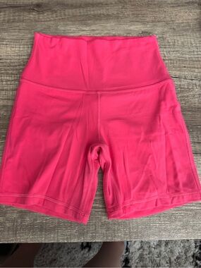 lululemon athletica Hot Pink High-Rise Bike Shorts